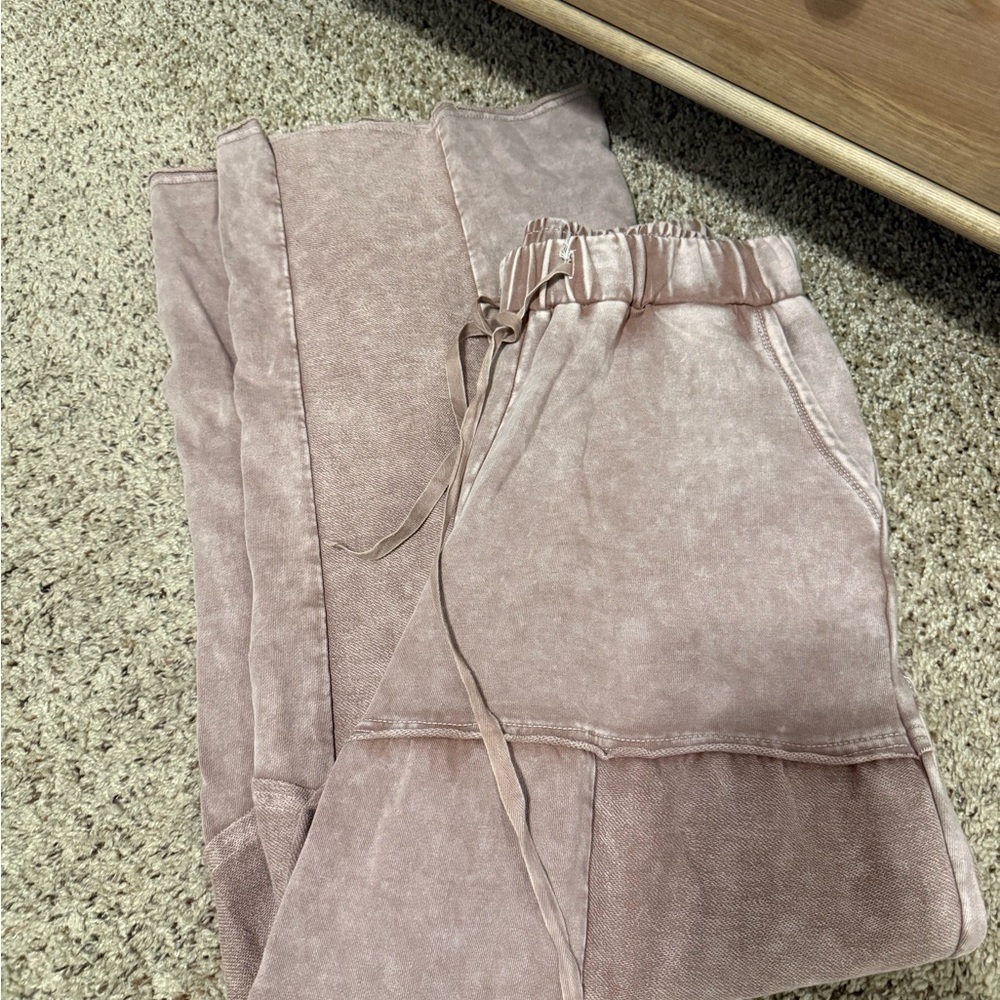 Free People Blush Wide Leg Pants